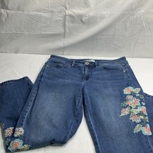 JJill denim Authentic fit cropped size 6